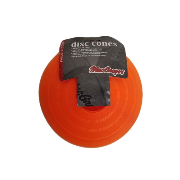 11 Sets MacGregor Disc Cones 44 Pack Orange Sports Training Soccer Basketball - Picture 2 of 5